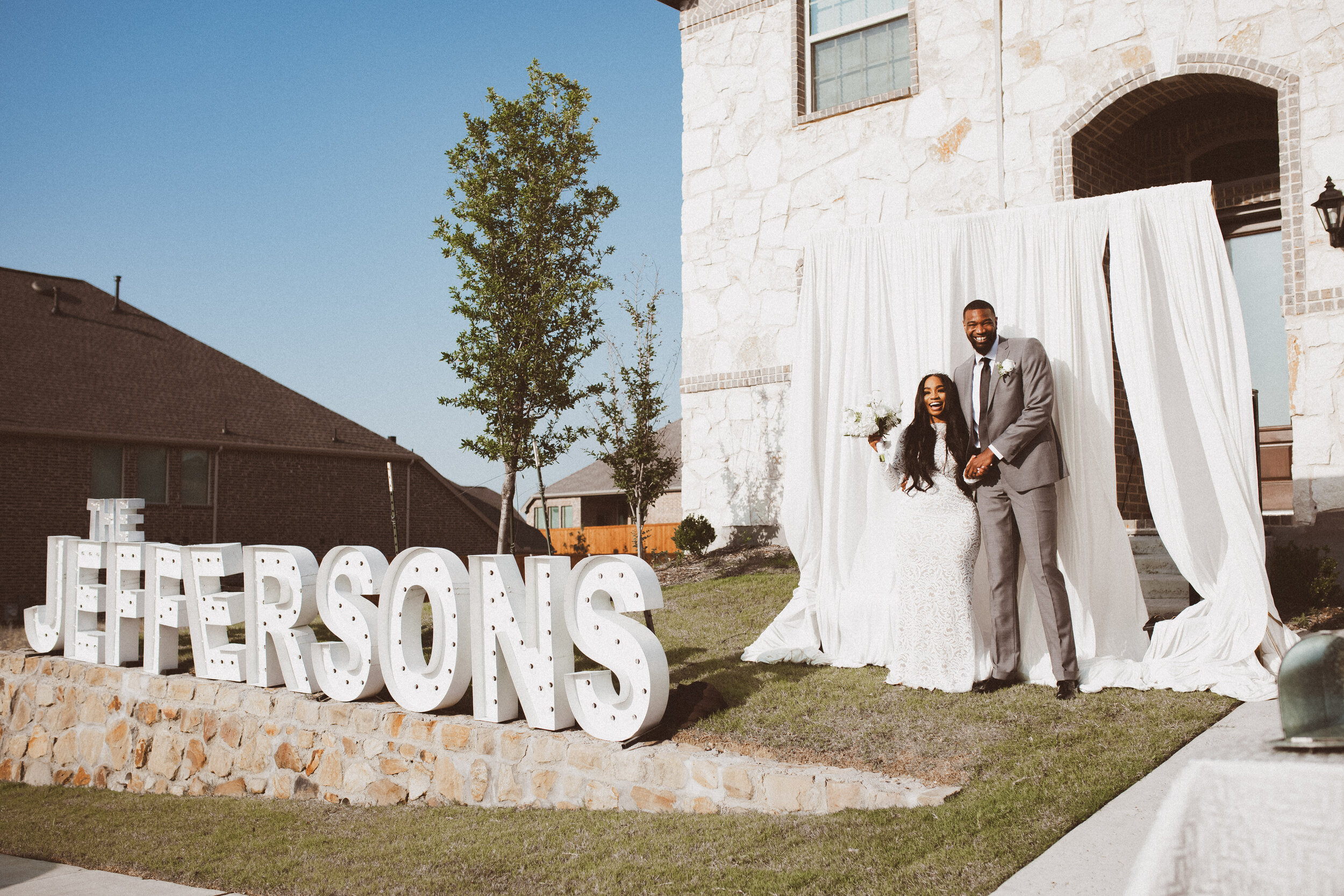 Our Love Story — Mr. & Mrs. Jefferson!