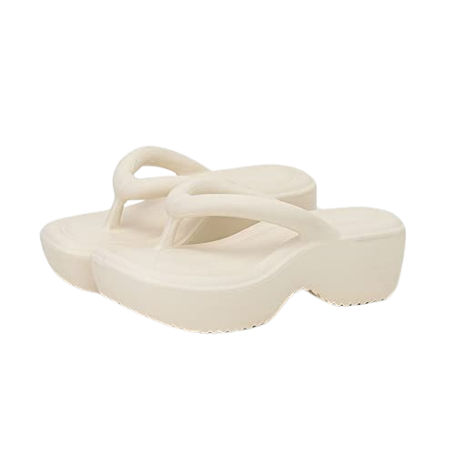 White Platform Sandal