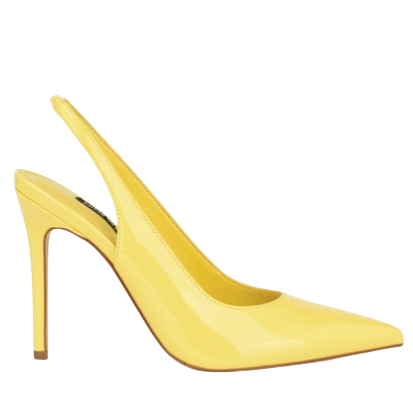 Yellow Slingbacks