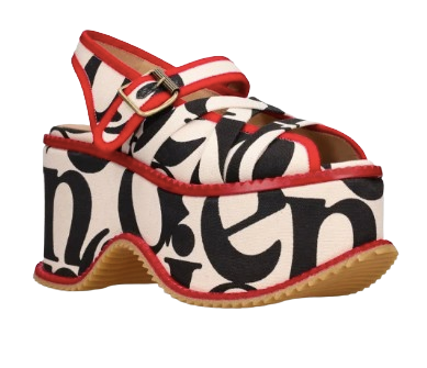 Printed Canvas Wedges