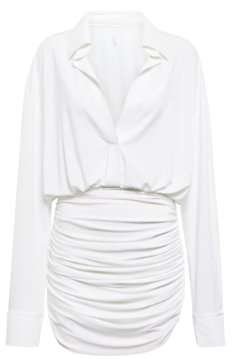 White Ruched Top