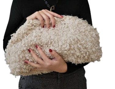 Curly Dumpling Clutch