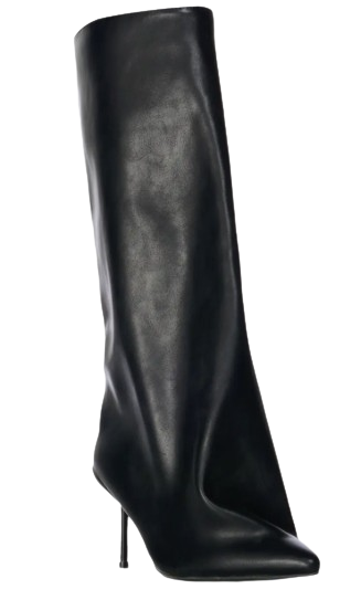 Couture Crazy Pointy Toe Knee High Boot