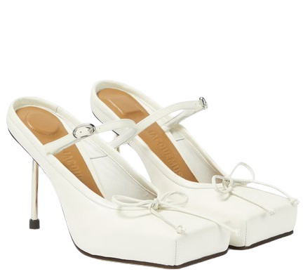 Les Chaussures Ballet leather mules