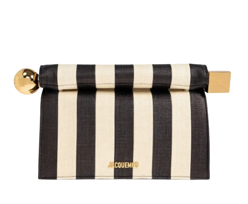 The Rond Carré Clutch Bag (black and white)