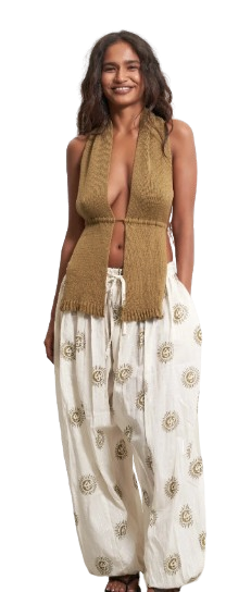 Bee Pants & Knot Top
