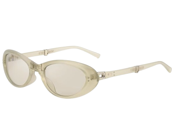 Clear Oval Cat Eye
